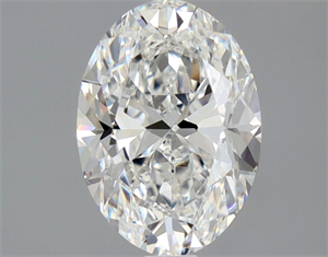 Picture of Natural Diamond 1.71 Carats, Oval with  Cut, F Color, VS1 Clarity and Certified by GIA