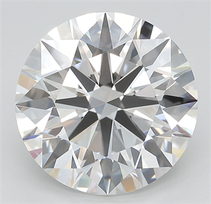 Picture of Lab Grown Diamond 6.09 Carats, Round with Ideal Cut, E Color, IF Clarity and Certified by IGI