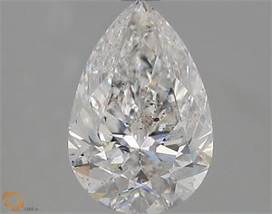 Picture of Natural Diamond 2.00 Carats, Pear with  Cut, E Color, SI2 Clarity and Certified by GIA