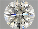 Natural Diamond 1.02 Carats, Round with Excellent Cut, K Color, SI1 Clarity and Certified by GIA