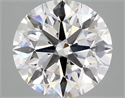Del inventario de diamantes de laboratorio, 3.03 quilates, Redondo , Color E, claridad VS2 y certificado IGI