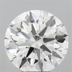 Picture of Lab Grown Diamond 5.02 Carats, Round with Ideal Cut, E Color, VVS1 Clarity and Certified by IGI