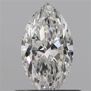 Picture of Natural Diamond 0.10 Carats, Marquise with  Cut, D Color, SI1 Clarity and Certified by IGI