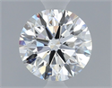 Diamante Natural 0.53 quilates, Redondo , Color F, claridad VS2 y certificado GIA