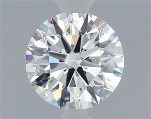 Foto Diamante Natural 0.53 quilates, Redondo , Color F, claridad VS2 y certificado GIA de