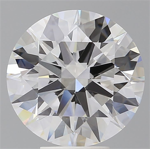 Picture of Lab Grown Diamond 6.10 Carats, Round with Ideal Cut, E Color, VVS2 Clarity and Certified by IGI