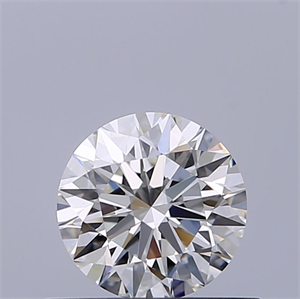 Picture of Natural Diamond 0.51 Carats, Round with Excellent Cut, H Color, VS1 Clarity and Certified by GIA