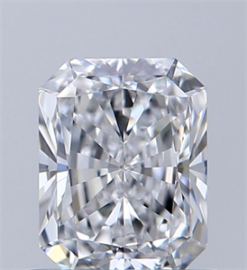 Picture of Natural Diamond 0.70 Carats, Radiant with  Cut, D Color, VS1 Clarity and Certified by GIA