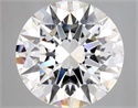 Natural Diamond 5.01 Carats, Round with Excellent Cut, F Color, VS2 Clarity and Certified by GIA