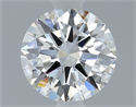 Natural Diamond 0.50 Carats, Round with Excellent Cut, I Color, VS1 Clarity and Certified by GIA