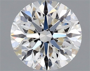 Picture of Natural Diamond 0.53 Carats, Round with Excellent Cut, H Color, VS1 Clarity and Certified by GIA
