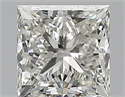 Natural Diamond 0.70 Carats, Princess with  Cut, I Color, VS1 Clarity and Certified by GIA