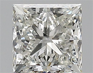 Picture of Natural Diamond 0.70 Carats, Princess with  Cut, I Color, VS1 Clarity and Certified by GIA