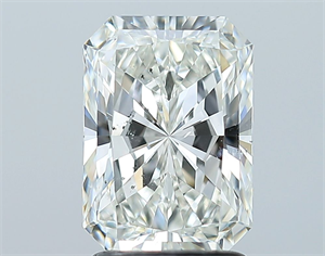 Foto Diamante Natural 2.01 quilates, Radiante , Color I, claridad SI2 y certificado GIA de