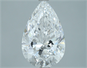 Del inventario de diamantes de laboratorio, 3.79 quilates, De pera , Color D, claridad VS2 y certificado IGI