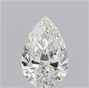 Natural Diamond 0.72 Carats, Pear with  Cut, J Color, SI1 Clarity and Certified by GIA