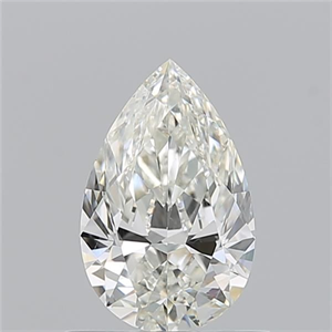 Picture of Natural Diamond 0.72 Carats, Pear with  Cut, J Color, SI1 Clarity and Certified by GIA
