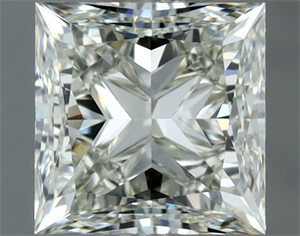 Picture of Natural Diamond 1.01 Carats, Princess with  Cut, J Color, VVS1 Clarity and Certified by IGI
