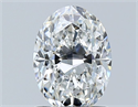 Natural Diamond 1.01 Carats, Oval with  Cut, E Color, VS1 Clarity and Certified by GIA