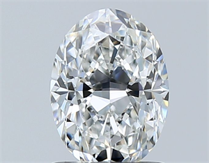 Picture of Natural Diamond 1.01 Carats, Oval with  Cut, E Color, VS1 Clarity and Certified by GIA