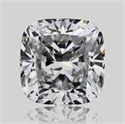 Natural Diamond 0.71 Carats, Cushion with  Cut, D Color, VVS1 Clarity and Certified by GIA