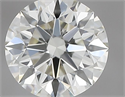 Natural Diamond 0.40 Carats, Round with Excellent Cut, K Color, VVS2 Clarity and Certified by IGI