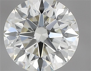 Picture of Natural Diamond 0.40 Carats, Round with Excellent Cut, K Color, VVS2 Clarity and Certified by IGI