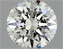 Natural Diamond 0.75 Carats, Round with Excellent Cut, J Color, SI1 Clarity and Certified by GIA