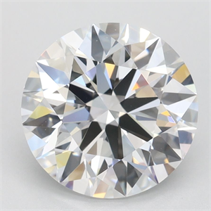 Picture of Lab Grown Diamond 2.51 Carats, Round with Ideal Cut, D Color, VVS1 Clarity and Certified by IGI