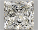 Natural Diamond 1.01 Carats, Princess with  Cut, J Color, VS2 Clarity and Certified by GIA