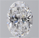 Natural Diamond 2.01 Carats, Oval with  Cut, D Color, SI1 Clarity and Certified by GIA