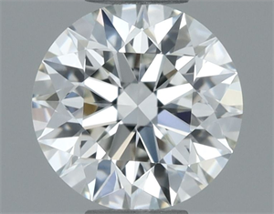 Picture of Natural Diamond 0.54 Carats, Round with Excellent Cut, G Color, VVS1 Clarity and Certified by IGI