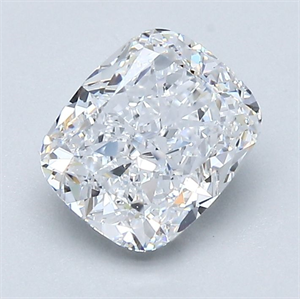 Foto Diamante Natural 1.50 quilates, Del cojín , Color D, claridad SI1 y certificado GIA de