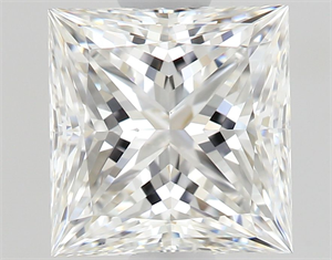 Foto Diamante Natural 0.90 quilates, Princesa , Color E, claridad VS1 y certificado GIA de