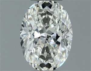 Picture of Natural Diamond 0.50 Carats, Oval with  Cut, J Color, SI1 Clarity and Certified by GIA