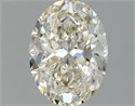 Natural Diamond 1.30 Carats, Oval with  Cut, J Color, VVS2 Clarity and Certified by GIA