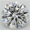 Lab Grown Diamond 6.05 Carats, Round with Ideal Cut, F Color, VVS1 Clarity and Certified by IGI