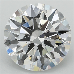 Picture of Lab Grown Diamond 6.05 Carats, Round with Ideal Cut, F Color, VVS1 Clarity and Certified by IGI