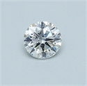 Diamante Natural 0.40 quilates, Redondo , Color E, claridad SI1 y certificado GIA