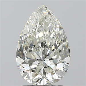 Foto Diamante Natural 2.01 quilates, De pera , Color J, claridad SI2 y certificado GIA de