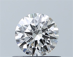 Foto Diamante Natural 0.43 quilates, Redondo , Color G, claridad IF y certificado GIA de