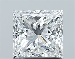 Foto Diamante Natural 1.01 quilates, Princesa , Color E, claridad VS1 y certificado GIA de