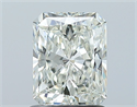 Natural Diamond 1.21 Carats, Radiant with  Cut, J Color, SI2 Clarity and Certified by GIA