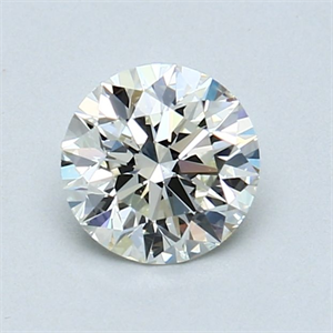 Picture of Natural Diamond 0.75 Carats, Round with Excellent Cut, J Color, VS2 Clarity and Certified by GIA