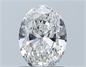Diamante Natural 0.70 quilates, Ovalado , Color F, claridad SI1 y certificado GIA