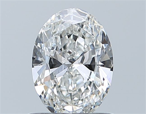 Foto Diamante Natural 0.70 quilates, Ovalado , Color F, claridad SI1 y certificado GIA de