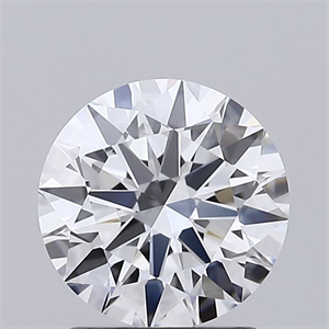 Picture of Lab Grown Diamond 1.50 Carats, Round with Excellent Cut, D Color, VS1 Clarity and Certified by IGI