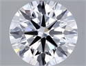 Lab Grown Diamond 2.51 Carats, Round with Ideal Cut, D Color, VVS2 Clarity and Certified by IGI