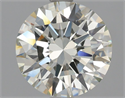 Natural Diamond 2.02 Carats, Round with Excellent Cut, L Color, VS1 Clarity and Certified by GIA