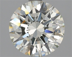 Picture of Natural Diamond 2.02 Carats, Round with Excellent Cut, L Color, VS1 Clarity and Certified by GIA